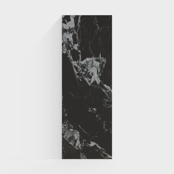 Black Marble Panel 3D model