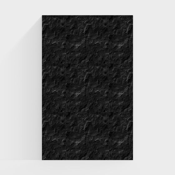 Dark Stone Wall 3D model for Creative Projects