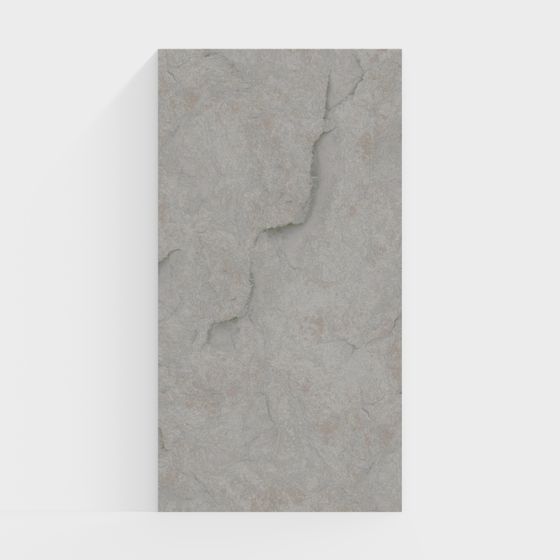 Cracked Slate 3D model for Creative Projects