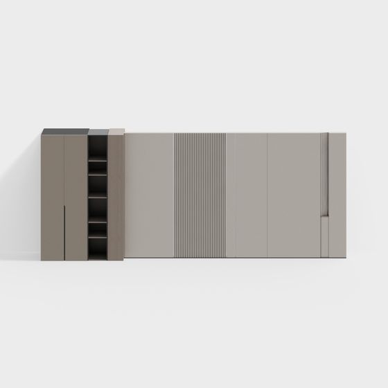 City Gate 3D model - Contemporary Minimalist Style