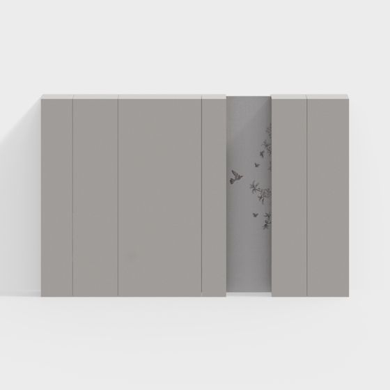 Shadow Screen 3D model for Modern Interiors