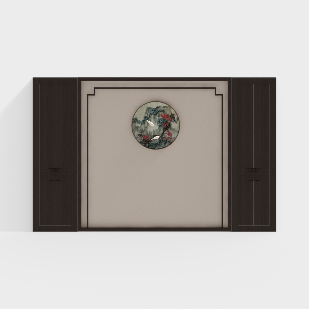 New Chinese-style Background Wall