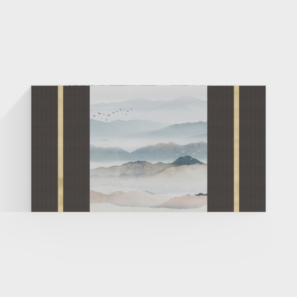 New Chinese-style Background Wall