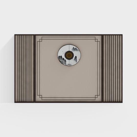 Oriental Screen 3D model