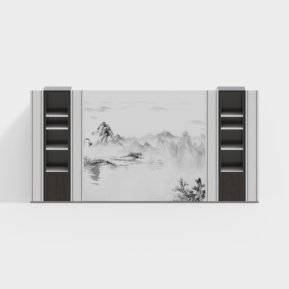 New Chinese-Style Background Wall
