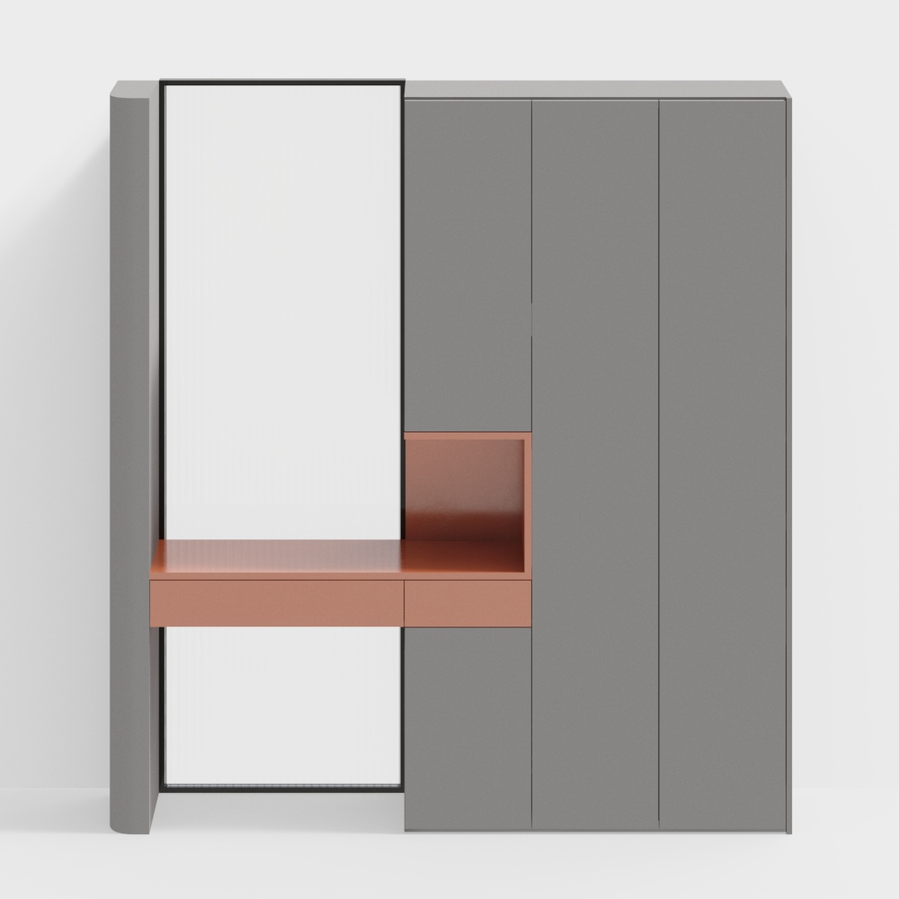 Modern Minimalist Entrance Cabinet