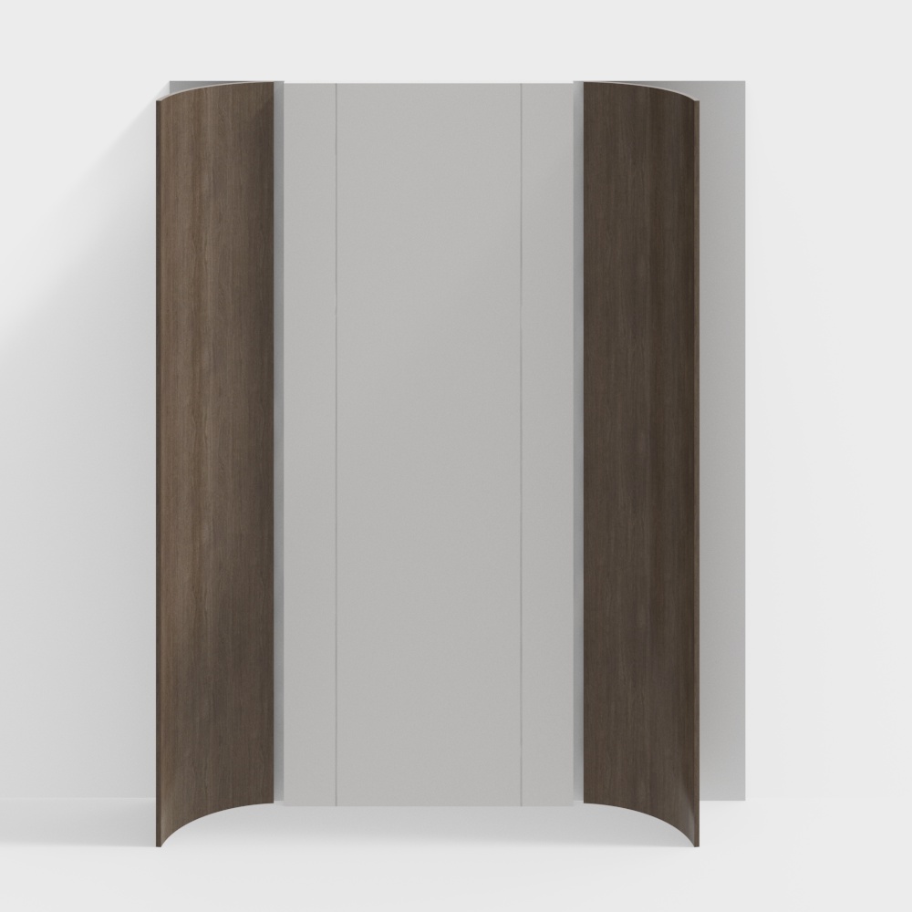 Modern minimalist background wall