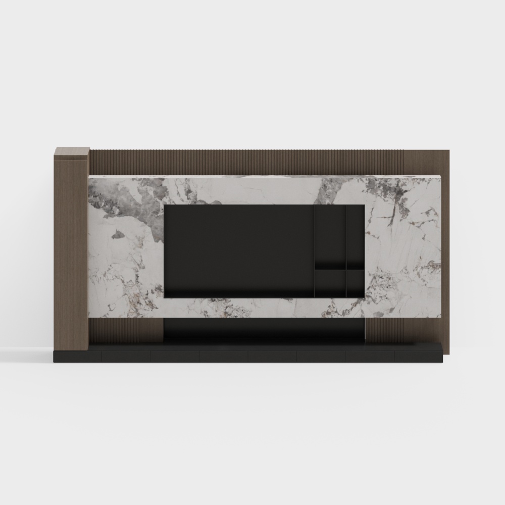 Parete di Sfondo per TV Moderna