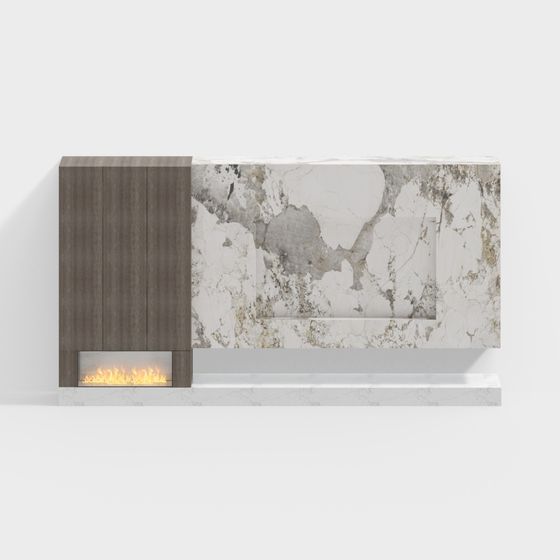 Urban Light Fireplace 3D model