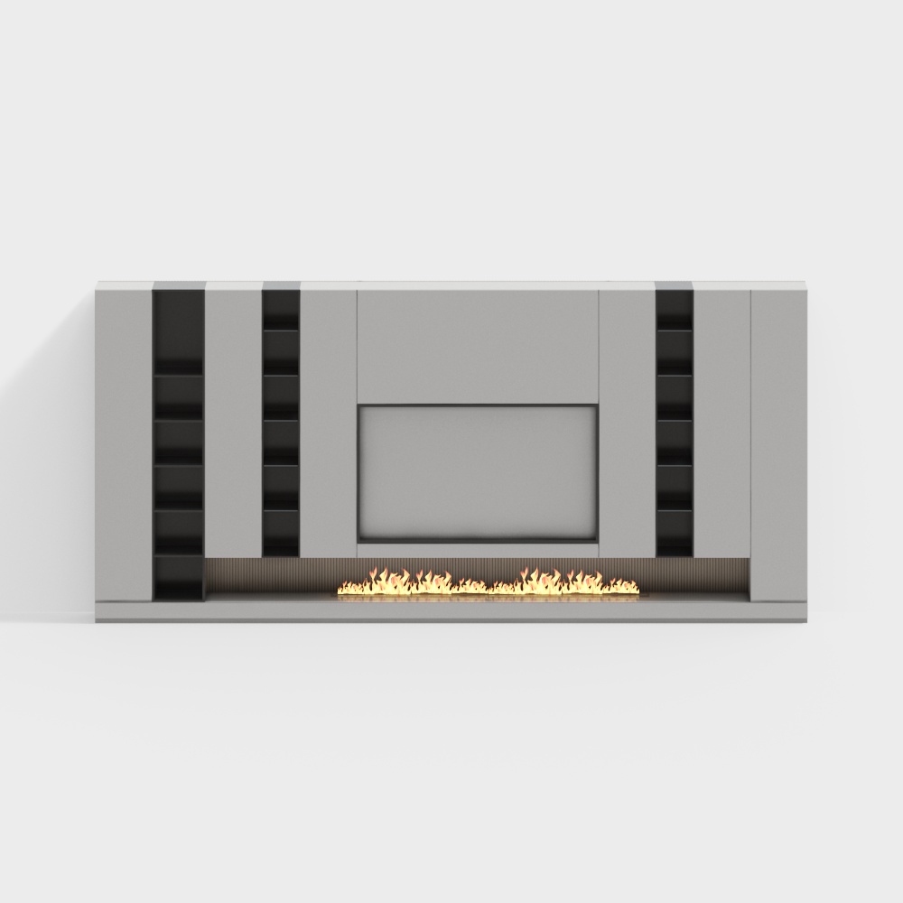 モダンテレビ背景壁