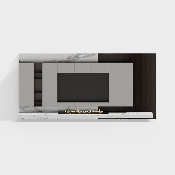 Mur de fond de télévision moderne