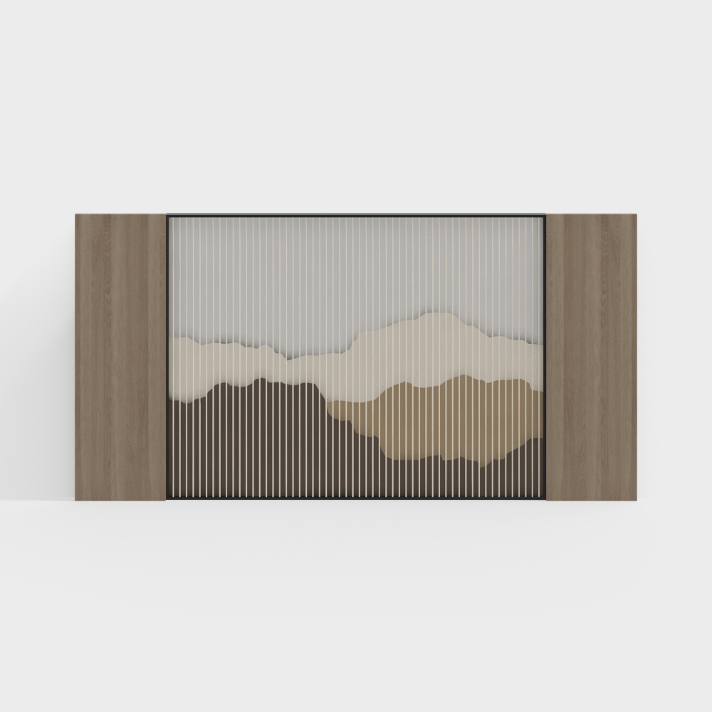 Pared de fondo de estilo chino nuevo