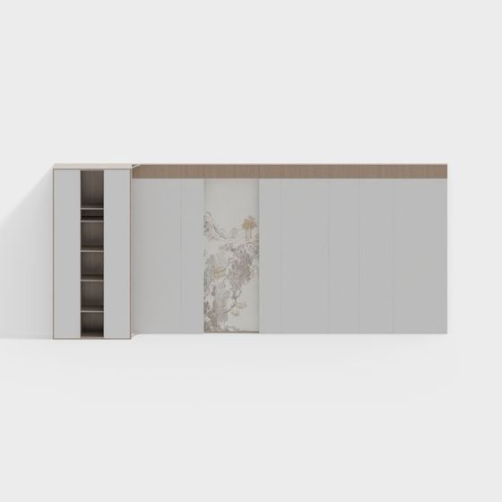 Mountain Landscape Screen 3D model