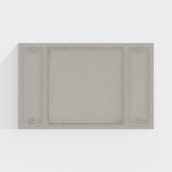 Elegant Panel 3D model for Artistic Interiors