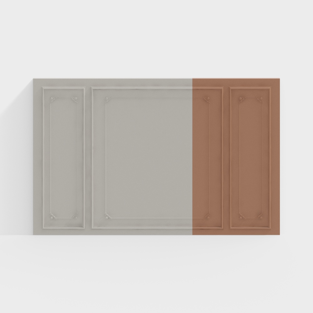 Свежая фоновая стена в французском стиле