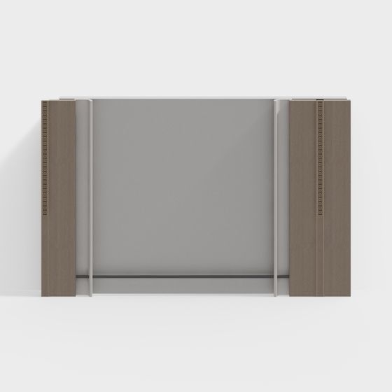 Urban Gate 3D model - Minimalist Design