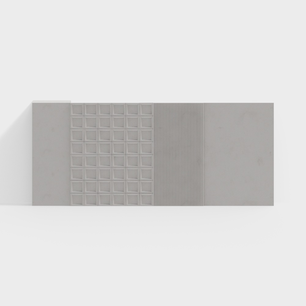 Modern minimalist background wall