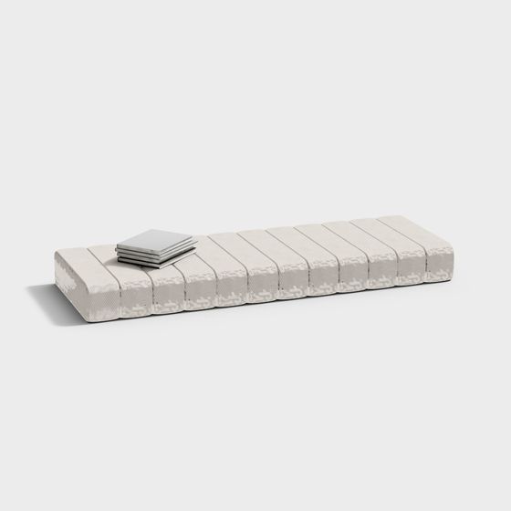 Urban Bench 3D Model for Modern Designs