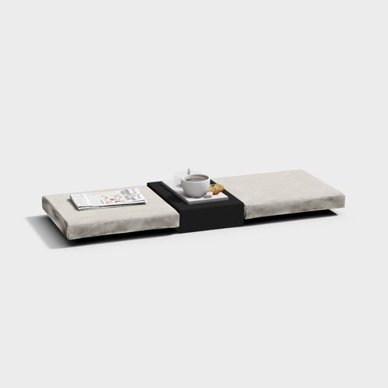 Urban Comfort Bench 3D model