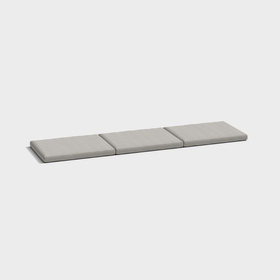 Modular Cushion 3D model for Contemporary Spaces