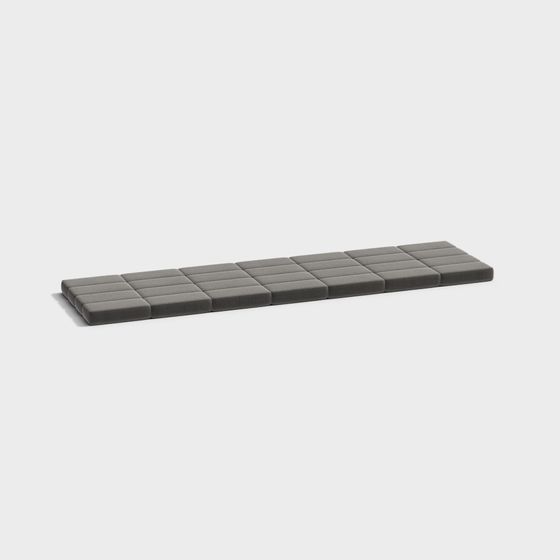 Modular Bench 3D Model - Minimalist Design