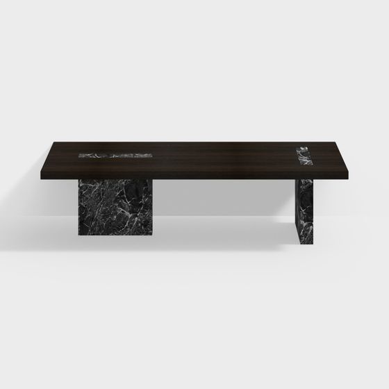 Urban Marble Dining Table 3D model