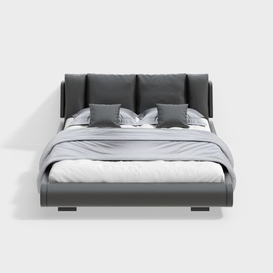 Urban Comfort Bed 3D Model
