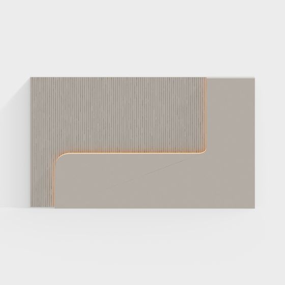 Stylish 3D Model for Modern Space Aesthetics