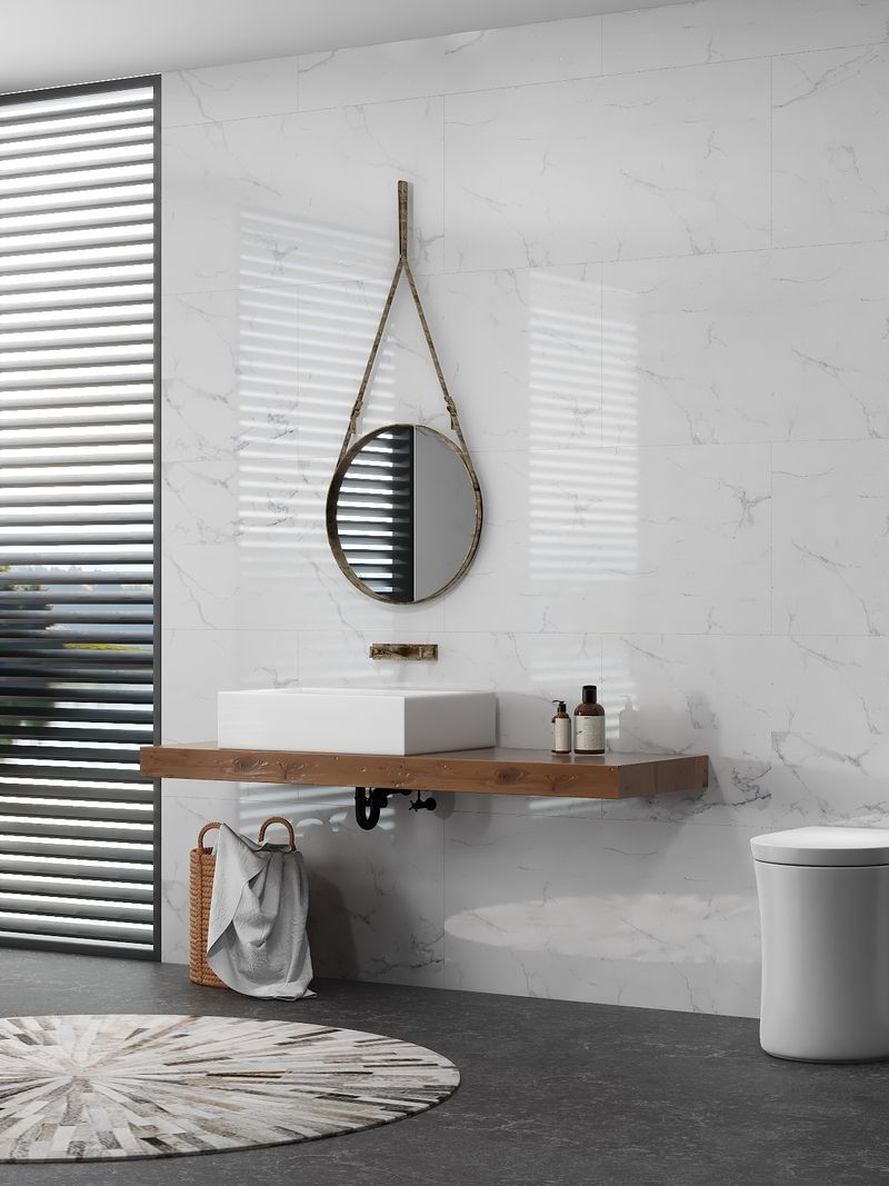 Modern Minimalist Bathroom with Natural Elements
