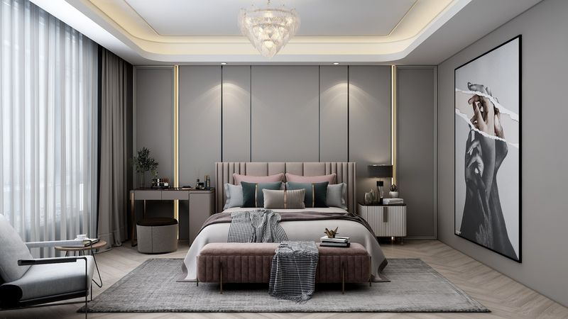 Minimalist Grey Bedroom Design Ideas