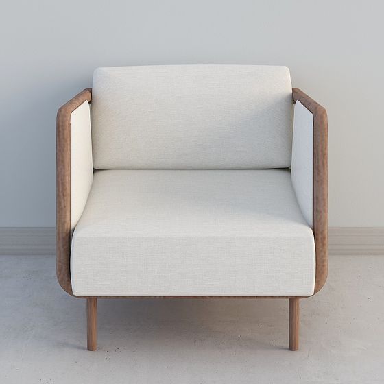 Cozy Corner Chair 3D model