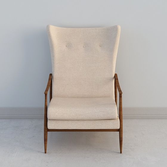 Cozy Lounge Chair 3D model