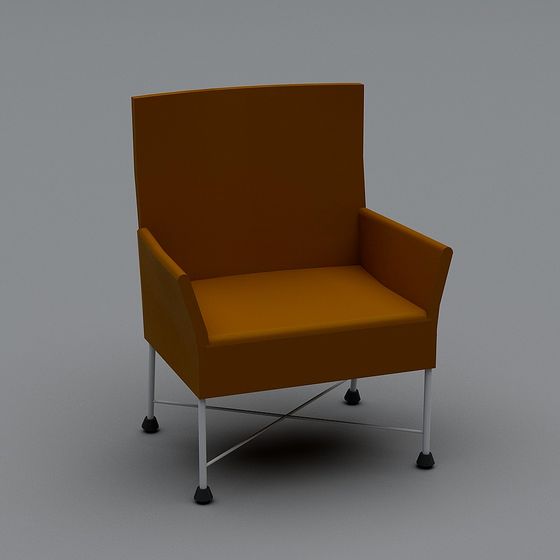 Urban Lounge Chair 3D model for Modern Spaces