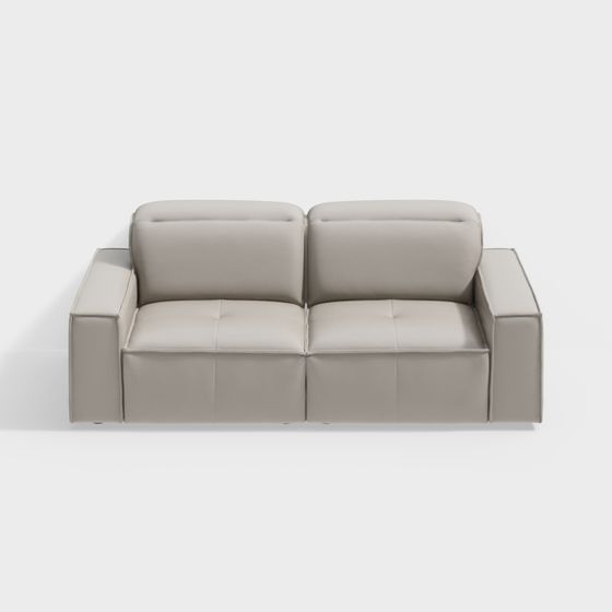 Contemporary Low-Polygon Sofa 3D model
