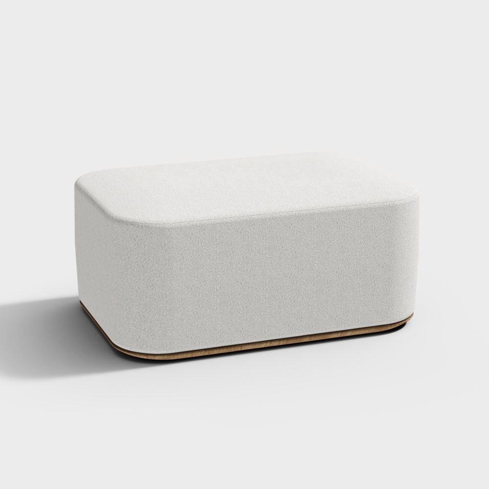 Creamy Style Sofa Stool