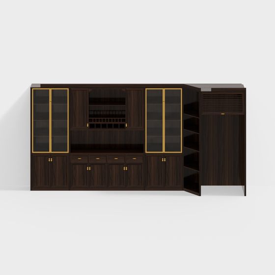 Luxurious Cabinet 3D Model for Modern Home Design