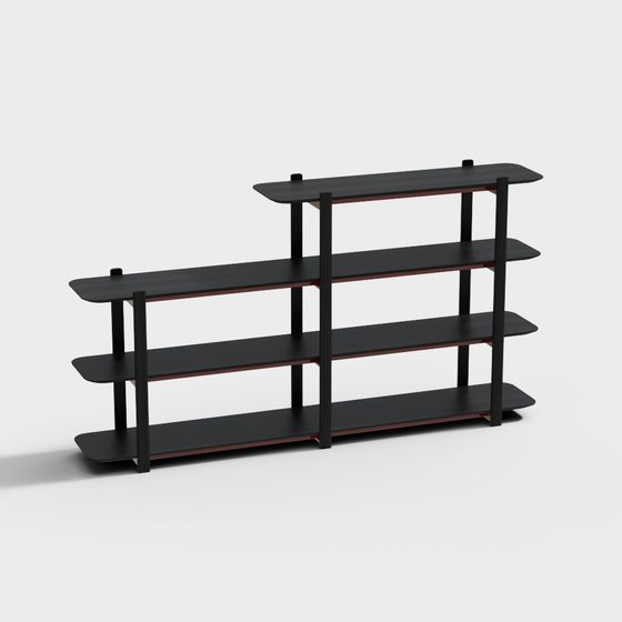 Scaffale nero 92-572