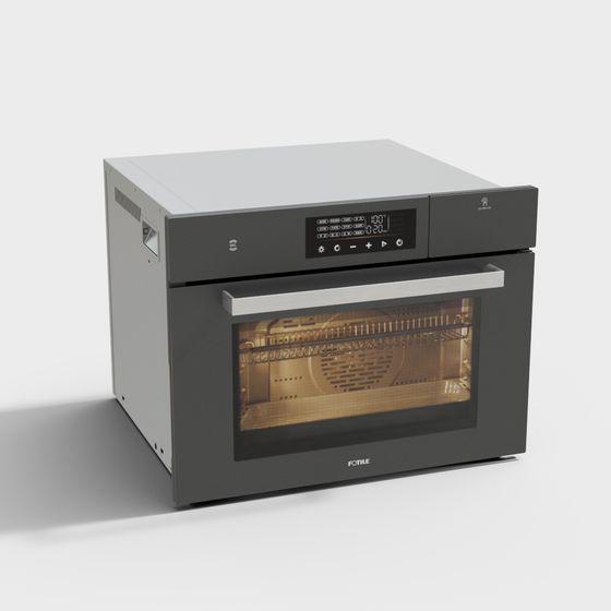 FOTILE Embedded Oven 3D model for Modern Kitchens