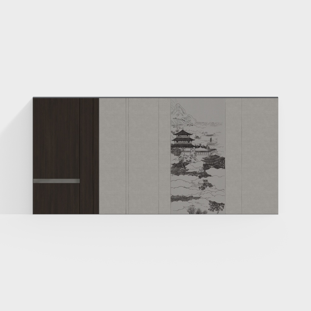 New Chinese-style Background Wall