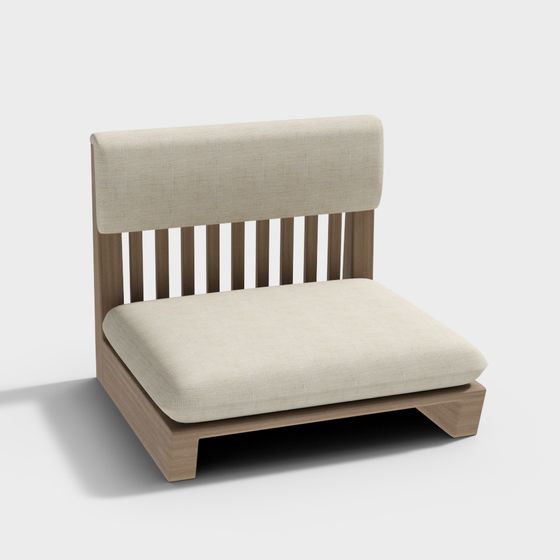 Cozy Lounge Chair 3D model