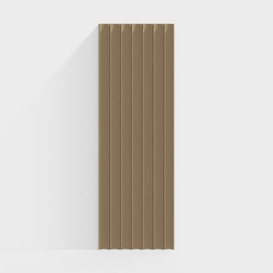 Beige Grill Guard Panel 3D Model