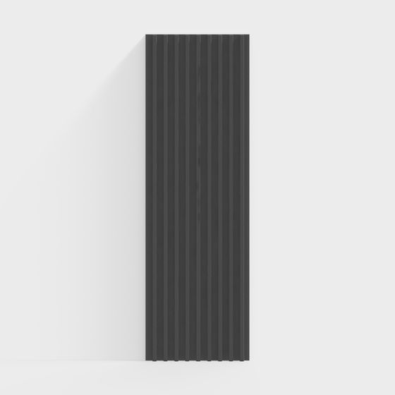 Elegant Corrugated Panel 3D Model for Design Projects