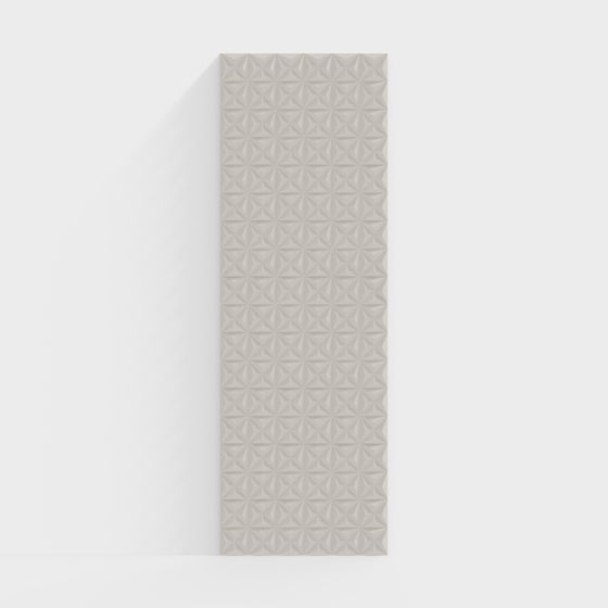 Elegant Geometric Low Poly 3D Model for Modern Spaces