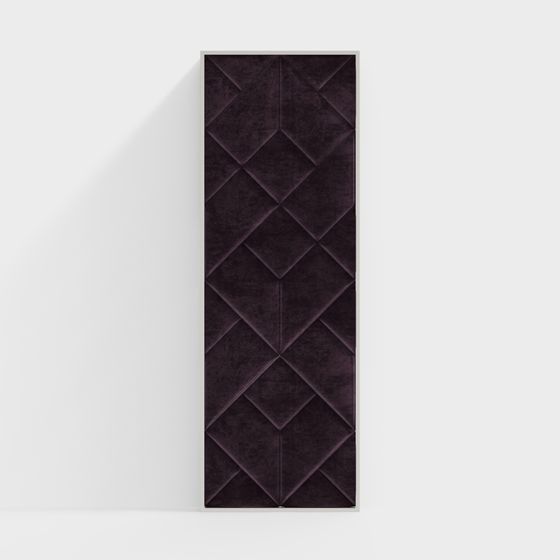 Diamond Texture Door 3D model for Stylish Spaces