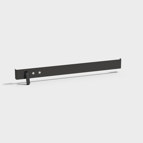 Sleek Metal Support 3D Model for Modern Design