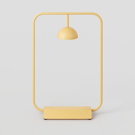 Stylish Low-Poly 3D Model Lamp Design