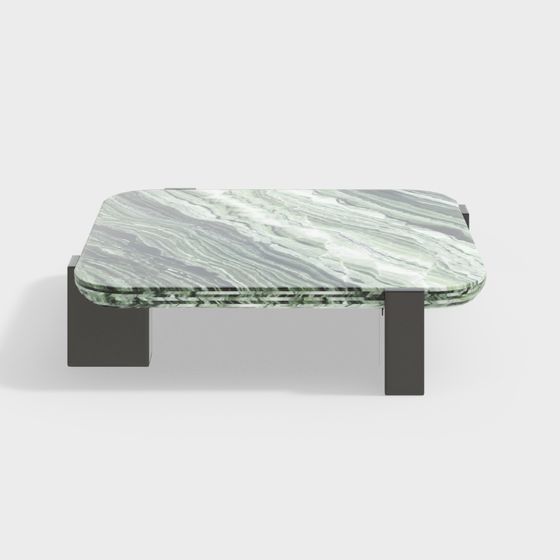 Urban Green Marble Coffee Table 3D model