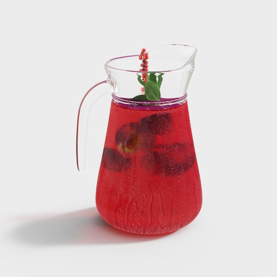 Refreshing Fruit Drink 3D model