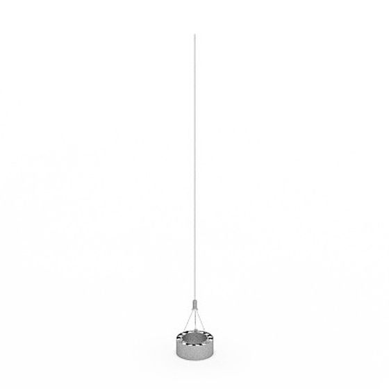 Pandora Single Hanging Light 3D Model in Wood Color