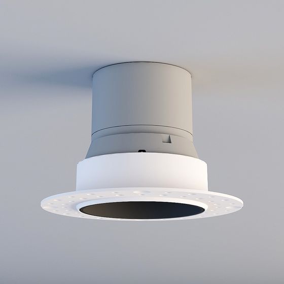 Minimalist Low-Poly Lamp 3D model